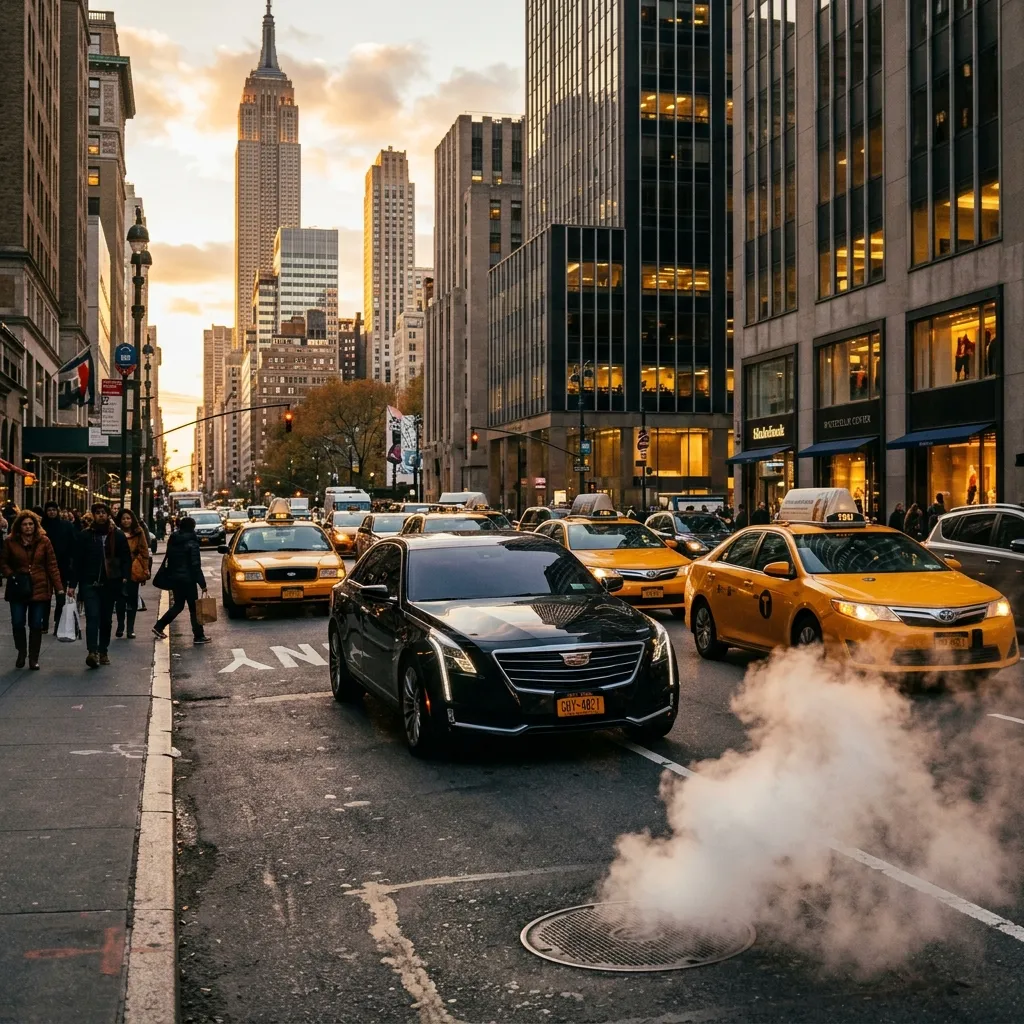 Luxury Sedan with 20% Dark HyperOptix tint, New York, NY