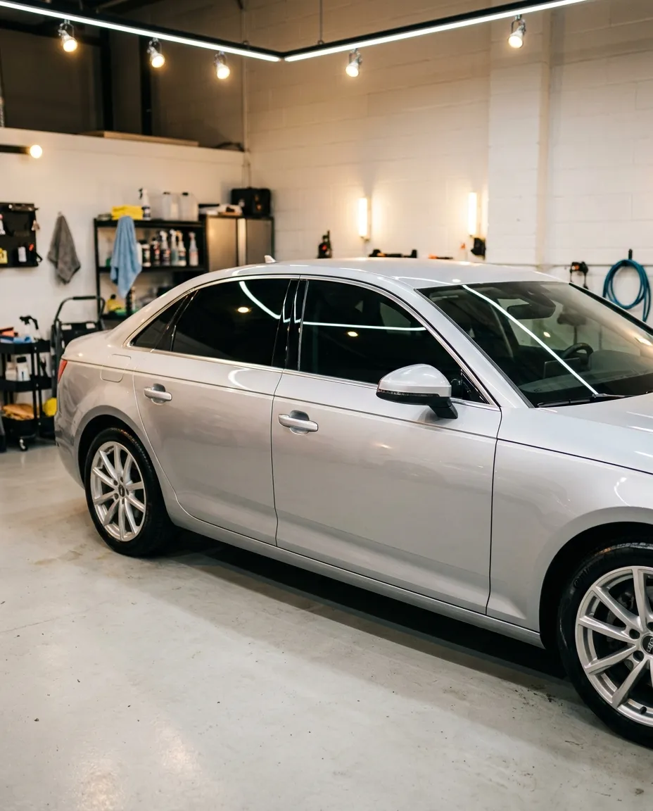 A vehicle finished in HyperCore ceramic tint